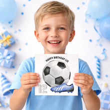 Load image into Gallery viewer, Football & Boots Birthday Card