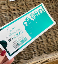 Load image into Gallery viewer, Foiled Concert Ticket/Event Ticket