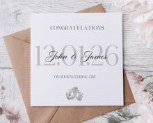 Load image into Gallery viewer, Contemporary Wedding Card