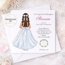 Load image into Gallery viewer, Communion Card for Daughter/Goddaughter/Granddaughter