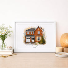 Load image into Gallery viewer, Bespoke House Watercolour Illustration