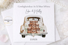 Load image into Gallery viewer, Wedding Car with Suitcases - Wedding card