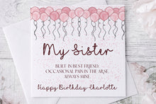 Load image into Gallery viewer, Special Sister Birthday Card