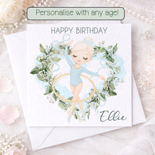 Load image into Gallery viewer, Little Gymnast Birthday Card