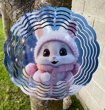 Load image into Gallery viewer, Cute pink bunny Wind Spinner