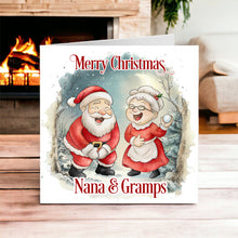 Load image into Gallery viewer, Funny Mr & Mrs Claus Christmas Card