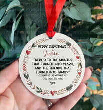 Load image into Gallery viewer, Friend Christmas Decoration - 2 styles