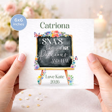 Load image into Gallery viewer, Personalised SNA Thank you Card - Noticeboard