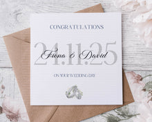 Load image into Gallery viewer, Contemporary Wedding Card