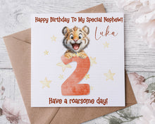 Load image into Gallery viewer, Tiger Cub Birthday Card