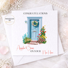 Load image into Gallery viewer, Personalised Front Door New Home Card