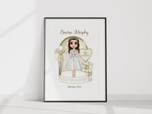 Load image into Gallery viewer, Dolly Communion Girl A4 Unframed Print