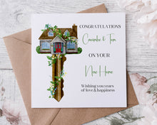 Load image into Gallery viewer, New Home Greeting Card  - House Key 2
