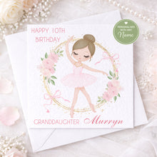 Load image into Gallery viewer, Little Ballet Dancer Birthday Card