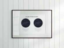 Load image into Gallery viewer, STAR MAP - Multiple star maps A4 or A3