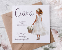Load image into Gallery viewer, Flower Girl Thank you Card