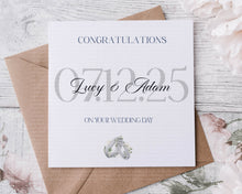 Load image into Gallery viewer, Contemporary Wedding Card