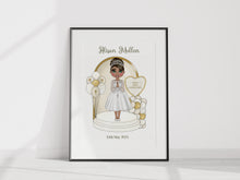 Load image into Gallery viewer, Dolly Communion Girl A4 Unframed Print