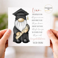 Load image into Gallery viewer, Gnome Graduation Card