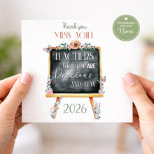 Load image into Gallery viewer, Personalised Teacher Thank you Card - Noticeboard