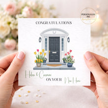 Load image into Gallery viewer, Personalised Front Door New Home Card
