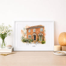 Load image into Gallery viewer, Bespoke House Watercolour Illustration