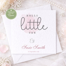 Load image into Gallery viewer, New Born Baby Greeting Card - Little Duck