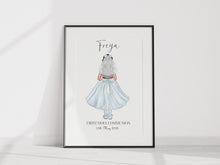 Load image into Gallery viewer, First Holy Communion Girl A4 Unframed Print