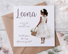 Load image into Gallery viewer, Flower Girl Thank you Card