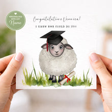 Load image into Gallery viewer, Graduation Card - Clever Sheep!