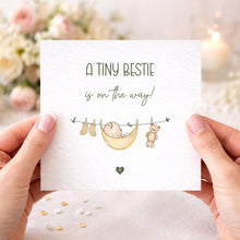 Load image into Gallery viewer, Best Friend Pregnancy Card - Tiny Bestie!