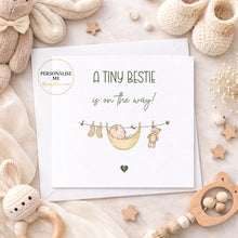 Load image into Gallery viewer, Best Friend Pregnancy Card - Tiny Bestie!