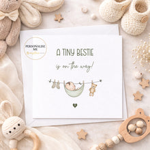 Load image into Gallery viewer, Best Friend Pregnancy Card - Tiny Bestie!