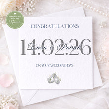 Load image into Gallery viewer, Contemporary Wedding Card