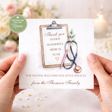Load image into Gallery viewer, Thank you Nurse/Midwife/Medical Team Clipboard