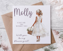 Load image into Gallery viewer, Flower Girl Thank you Card