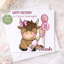 Load image into Gallery viewer, Birthday Card - Highland Coo!
