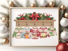 Load image into Gallery viewer, Christmas Jumper Family Print A3 or A4