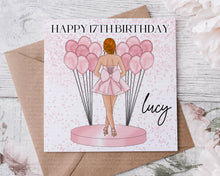 Load image into Gallery viewer, Party Girl Birthday Card PINK