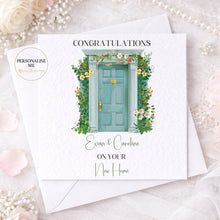 Load image into Gallery viewer, Personalised Front Door New Home Card