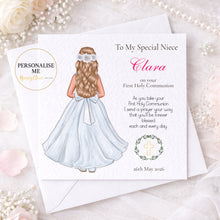 Load image into Gallery viewer, Communion Card for Daughter/Goddaughter/Granddaughter