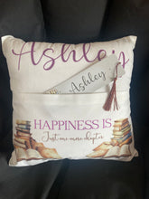 Load image into Gallery viewer, Personalised Book Cushion - One more chapter