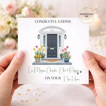 Load image into Gallery viewer, Personalised Front Door New Home Card
