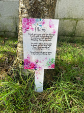 Load image into Gallery viewer, Card Plaque Grave/Plant Marker