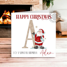 Load image into Gallery viewer, Personalised Santa Christmas Card