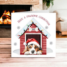 Load image into Gallery viewer, Cute Dog Christmas Card
