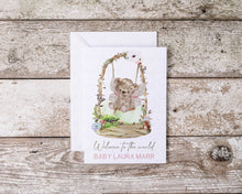 Load image into Gallery viewer, Welcome to the world Baby Greeting Card