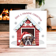 Load image into Gallery viewer, Cute Dog Christmas Card