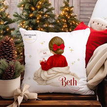 Load image into Gallery viewer, Nice List Girl Cushion