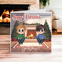 Load image into Gallery viewer, Chibi Male Christmas Card